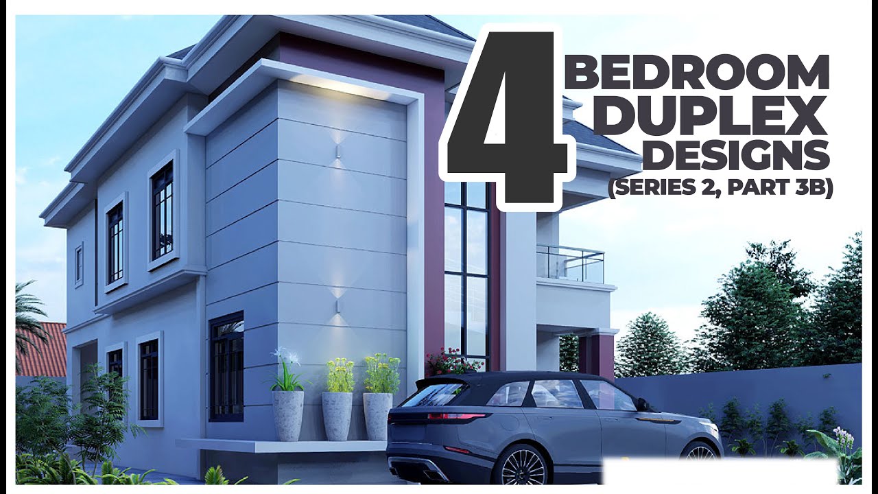 Top 5 Nigerian 4 BedRoom Duplex Designs - Nigerian House Plans & Designs Series (Series 2, Part 3B)