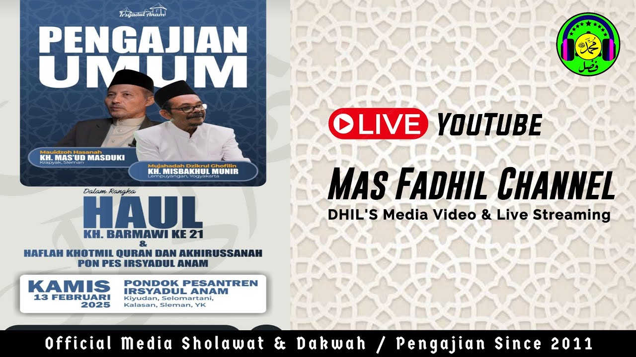 🔴 (LIVE) HAFLAH AKHIRUSSANAH, KHOTMIL QUR'AN & HAUL KH. BARMAWI 2025 KE-21 || PP IRSYADUL ANAM