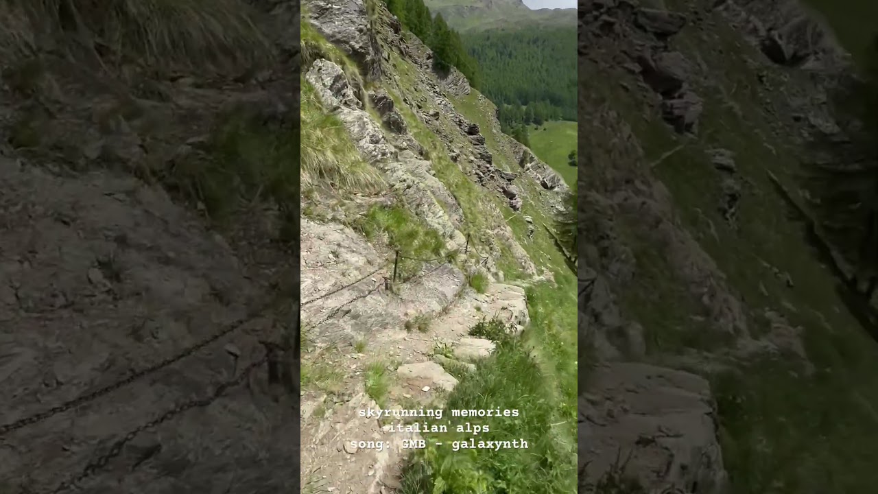 Would you run on that path? #skyrunning #mountains #extreme