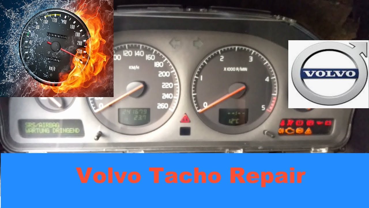 Cluster repair Volvo V70 Tacho Tachoausfall Reparatur Tutorial Volvo Dashboard repair