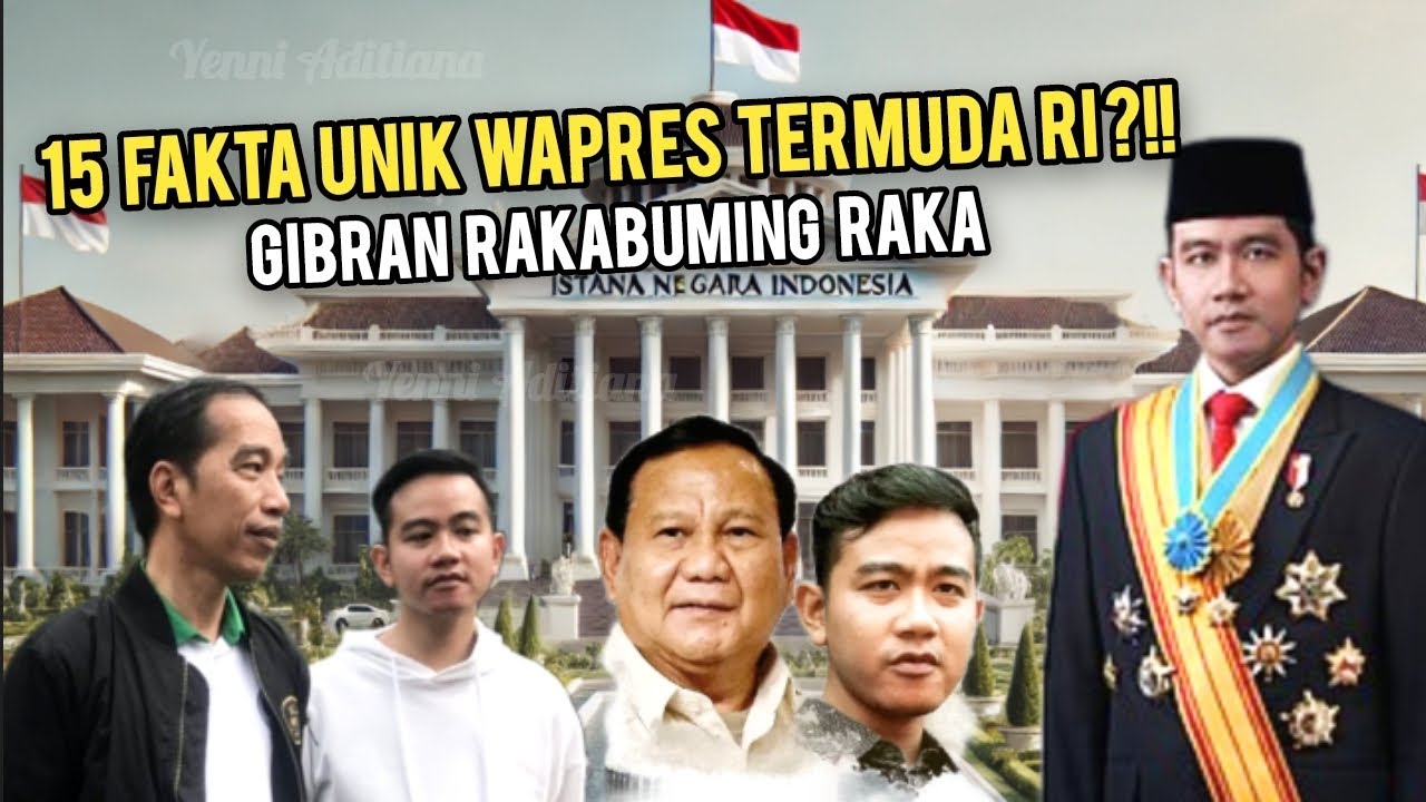 TERUNGKAP! 15 FAKTA UNIK GIBRAN RAKABUMING!! Perjalanan Menjadi Pemimpin Muda