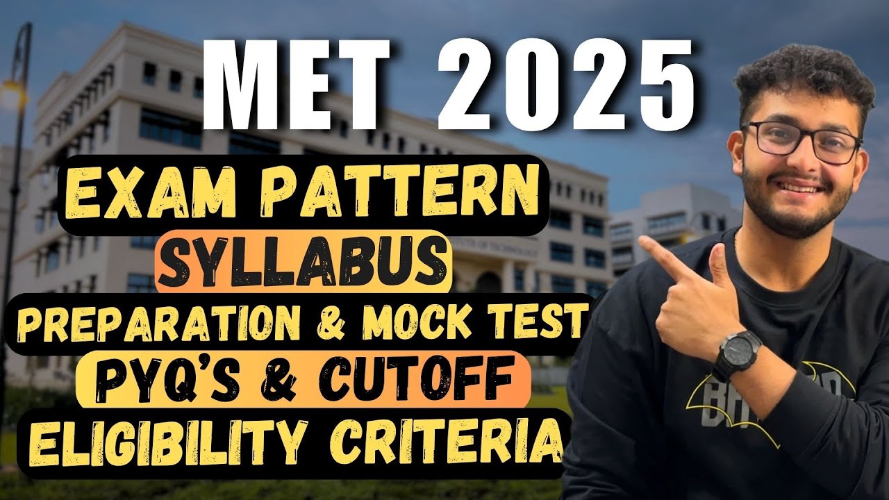 Manipal Entrance Test 2025🔥: Preparation Strategy - 160+ Score🔥| Syllabus | Cutoff | Mock Test🔥