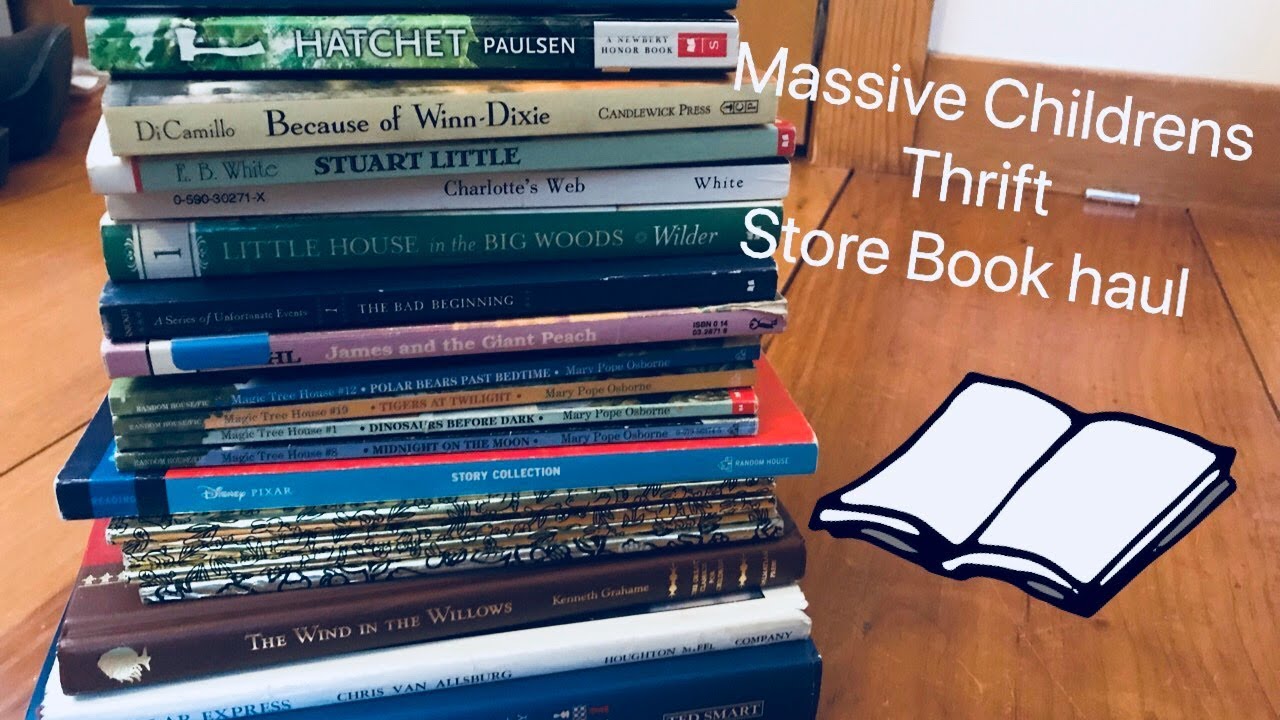 Massive children's thrift store book haul!