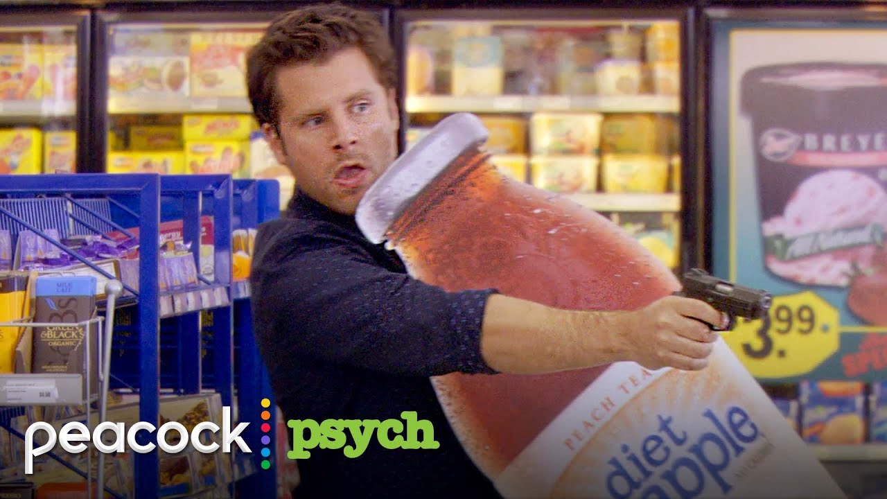 Shawn bamboozles gangsters in a supermarket | Psych