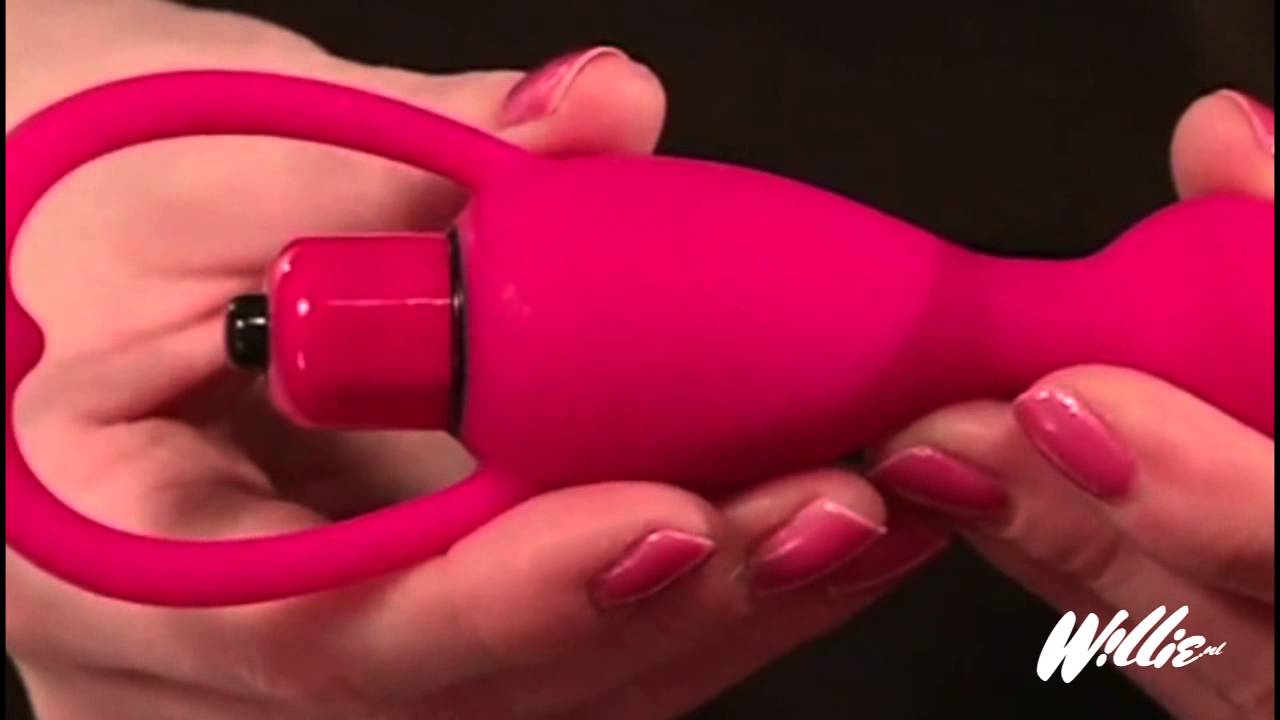 Vibrerende silicone anaalplug bij Willie.nl