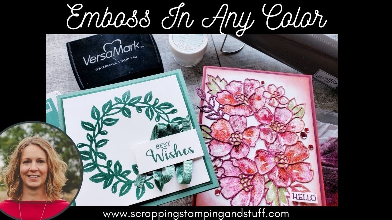 Heat Emboss In Any Color With This Simple Trick!