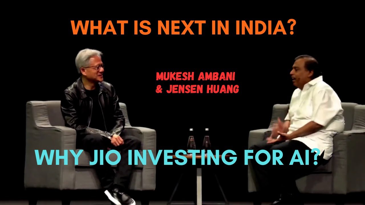 Mukesh Ambani and Jensen Huang @NVIDIA Summit in India | India’s Potential As Global AI Hub