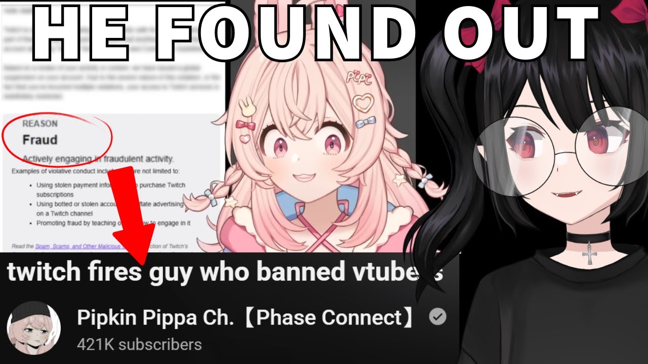 Его программа на Twitch получила бесчисленное количество блокировок от Vtuber без причины... Тепе...