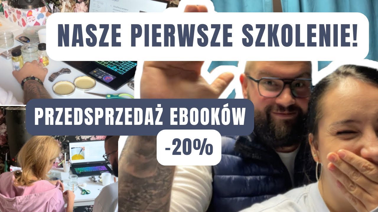 Nasze pierwsze szkolenie 🕯️ + przedsprzedaż ebooka 😱🥳