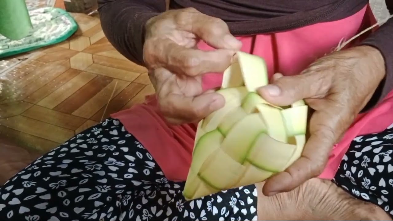 How to make puso rice @my mother