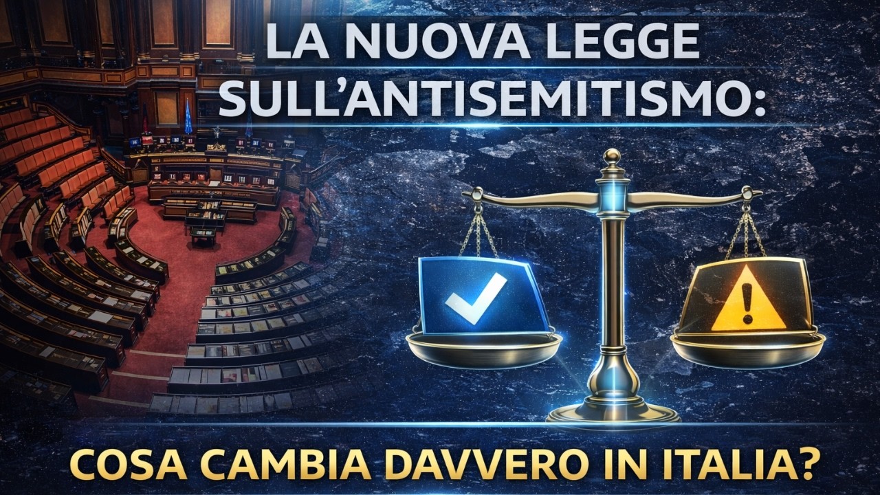Legge antisemitismo approvata dal Senato: cosa cambia davvero