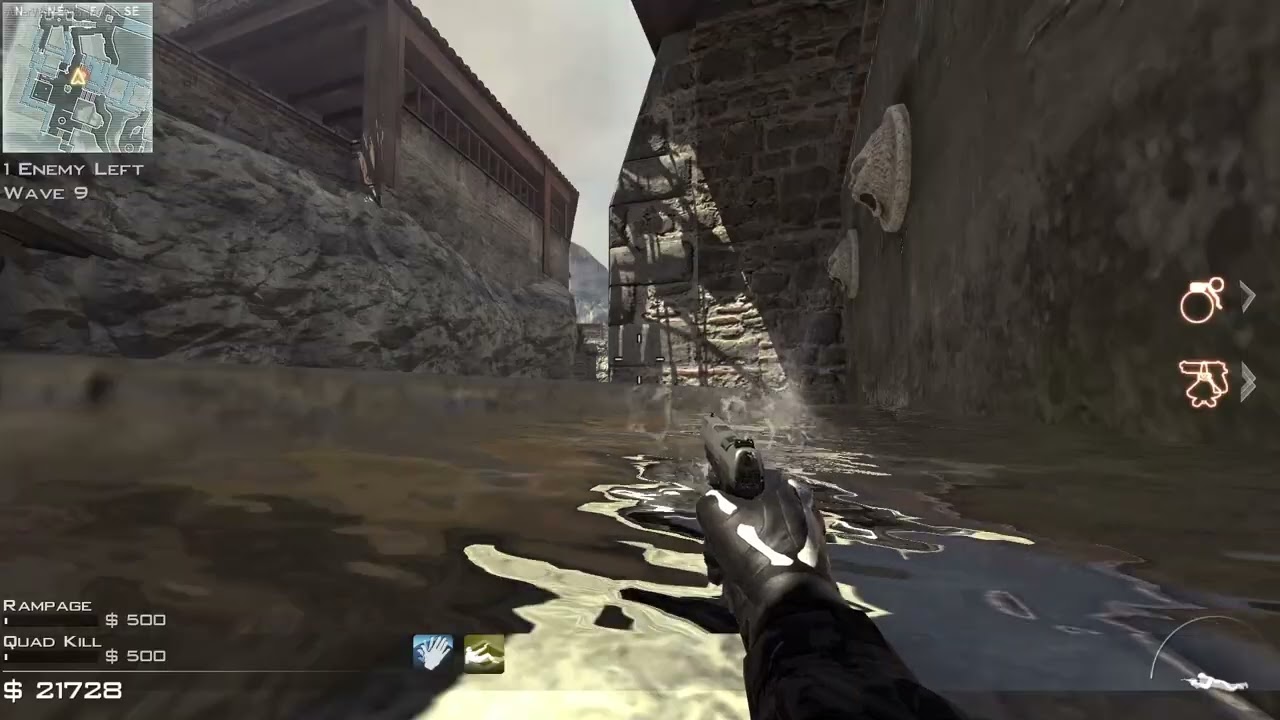 CoD MW3 survival | Juggernaut freeze spot on Sanctuary