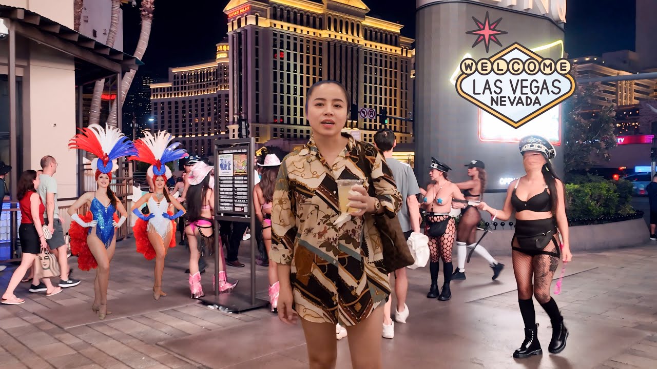 Dạo chơi LAS VEGAS về đêm cận cảnh thành phố ăn chơi nổi tiếng thế giới 