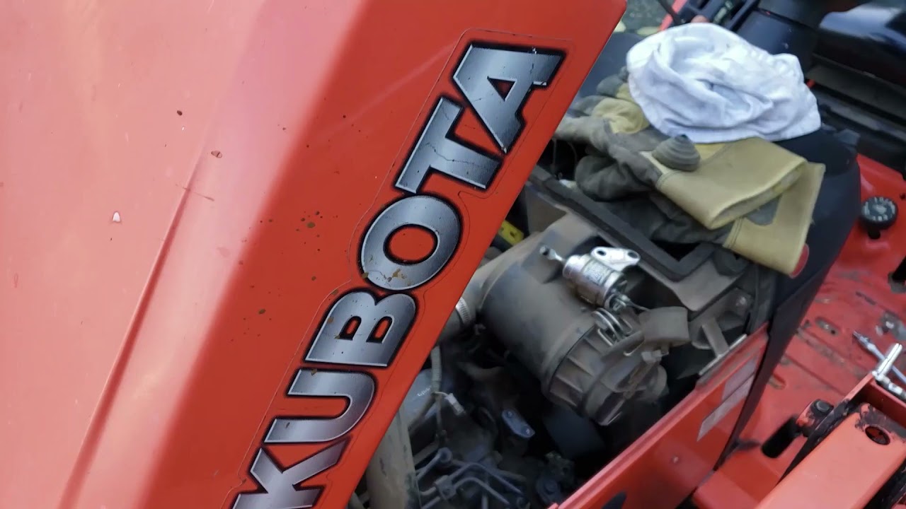 Kubota BX25 Shutoff Solenoid, Diesel engine will NOT stop, Or won't start!