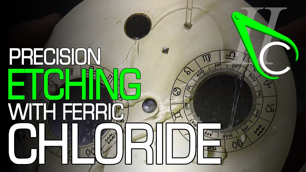 Precision Etching With Ferric Chloride
