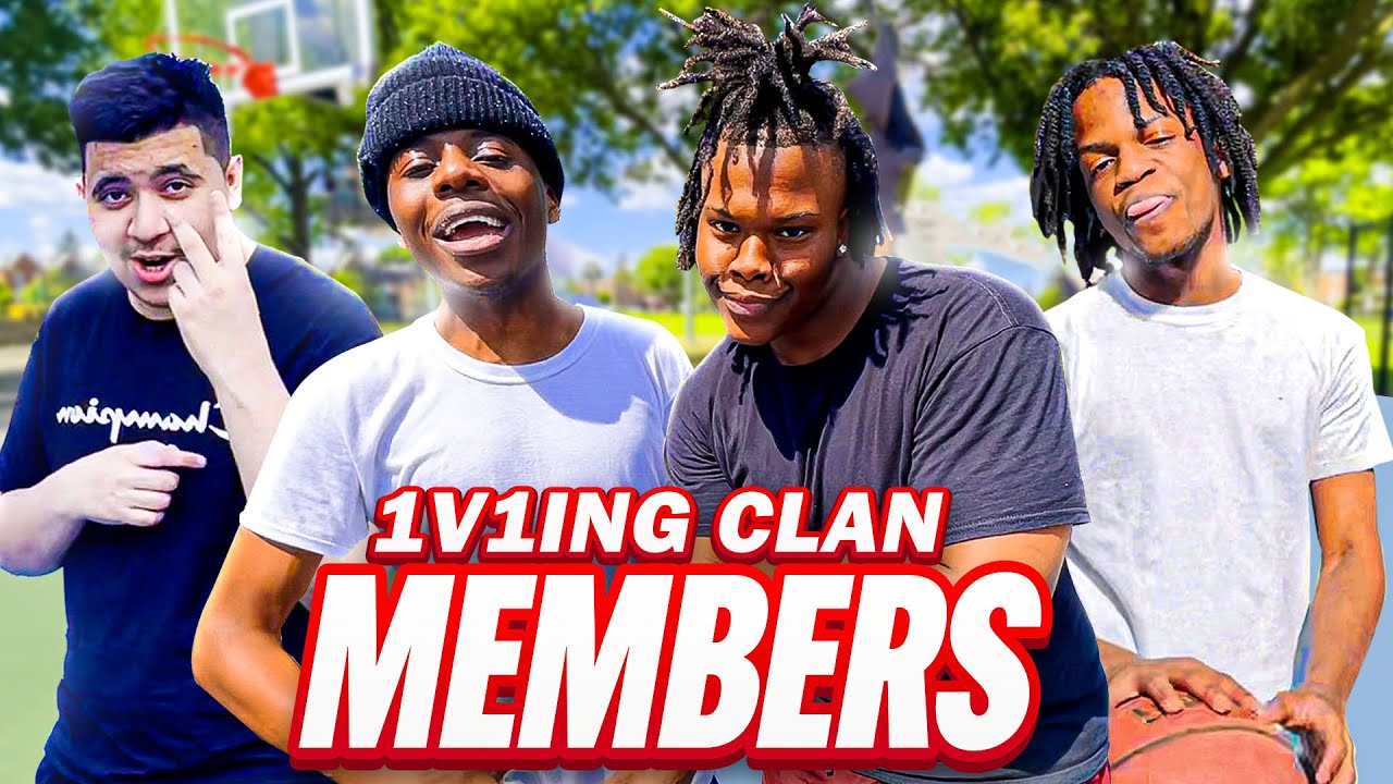 1v1 Irl basketball against my Toxic Duo and clan Members! I’m the best shooter!