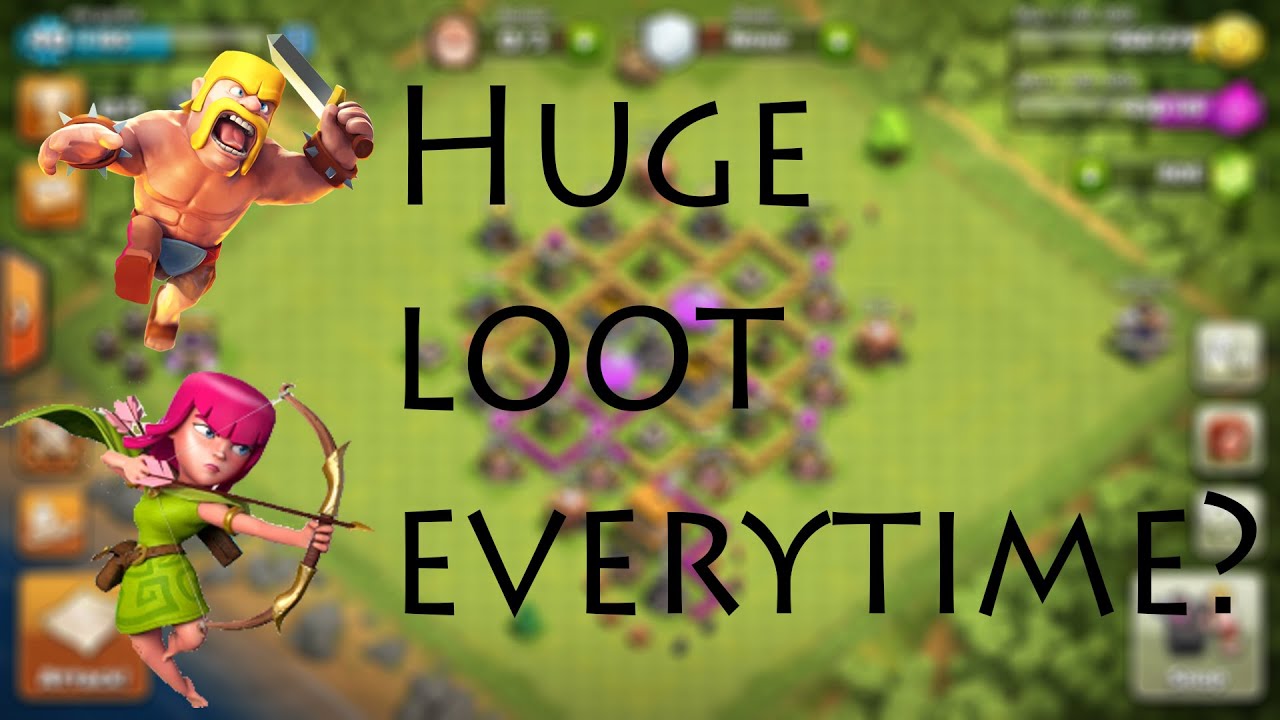 Best Technique? COC Noob Raiding Episode 2