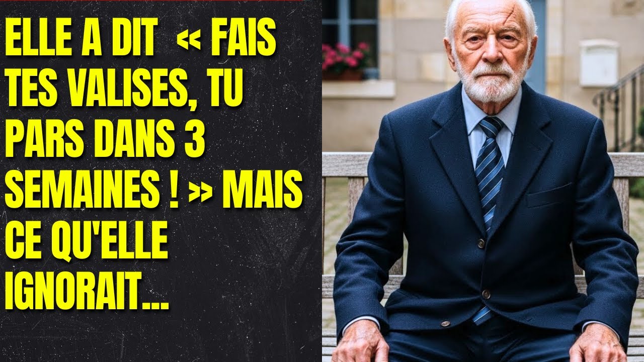 Elle a dit  « Fais tes valises, tu pars dans 3 semaines ! » Mais ce qu'elle ignorait...
