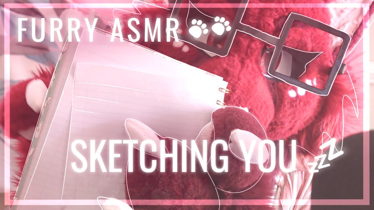 [FURRY ASMR RP] artist sketches you 🎨✏️ Personal attention, Drawing & Inaudible Mouth Sounds