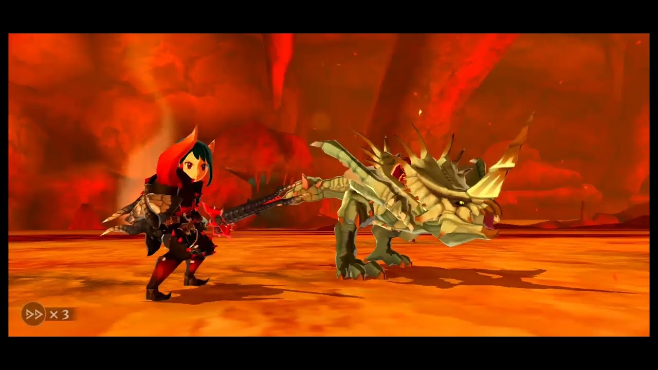 White Monoblos used Stab vitals! It's a One-hit KO! The wild Fatalis Fainted.