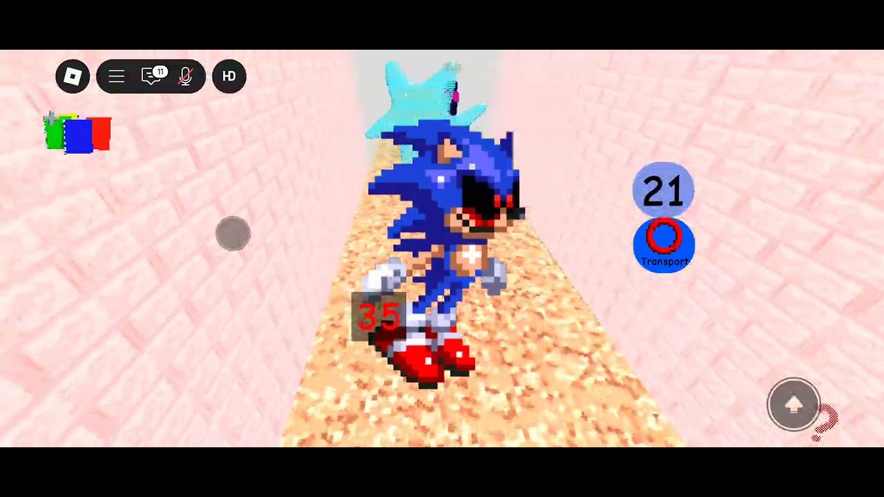 Becoming Sonic.exe in play as baldi