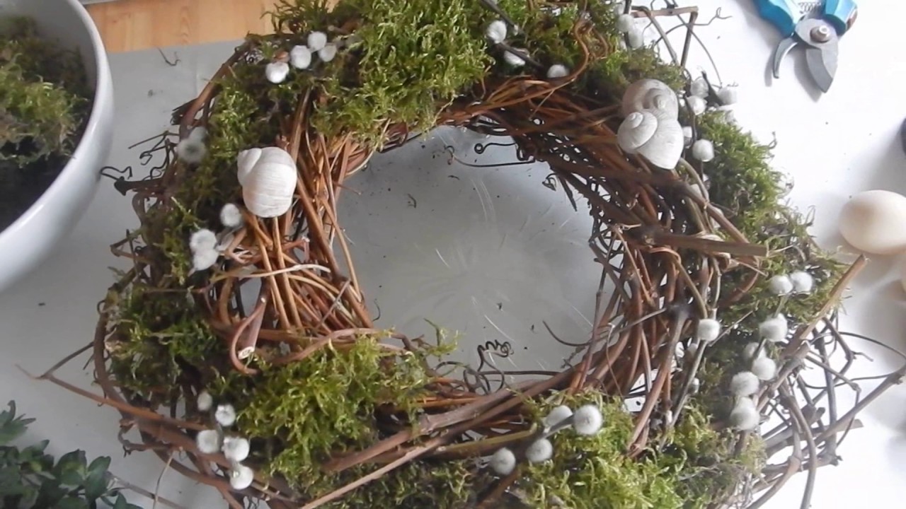 Osterdeko ,Osterkranz, Frühling