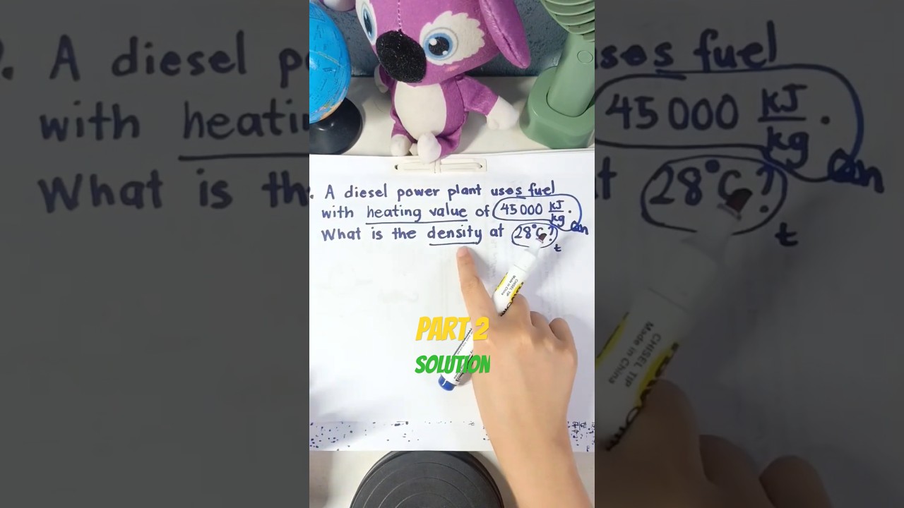 Fuels and Combustion Sample Problem 2 - Part 2 of 2