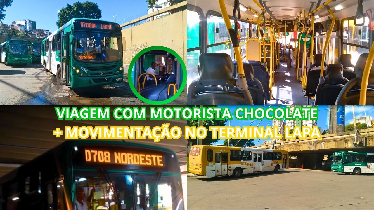 VIAGEM NA 0708 COM MOTORISTA CHOCOLATE + MOVIMENTAÇÃO NO TERMINAL LAPA!! 0708 Lapa x Nordeste