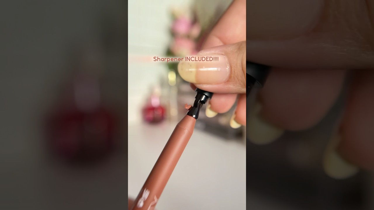 Did you know most lip liners come with SHARPENERS??? #lipliner #makeuphacks