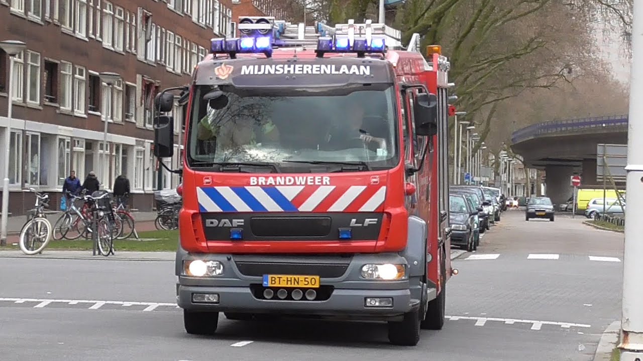 Brandweer TS44-1 met spoed naar OMS 'Verzamelcentrum Zuid' Rotterdam! #36