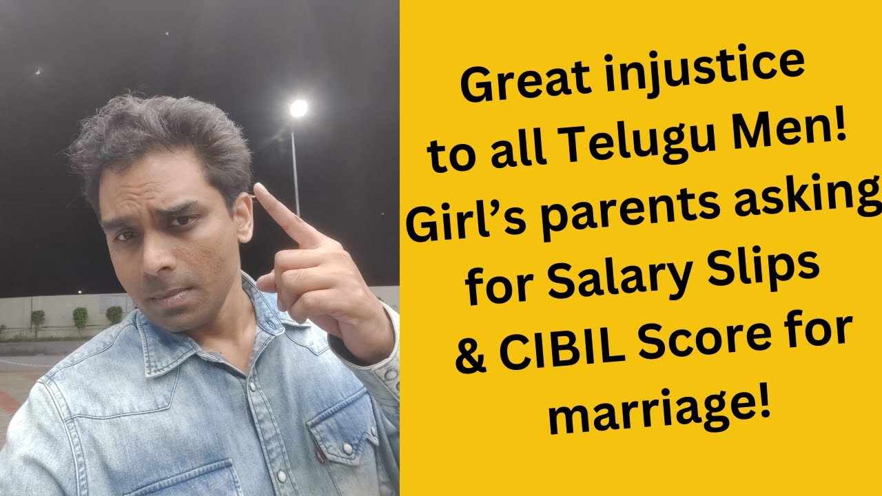 Why men have to show Salary Slips for marriage?