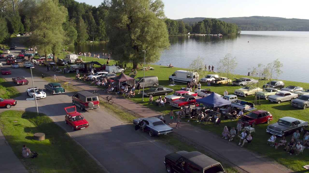 Cruising Säter - Finbilar, Nostalgidagarna 2025