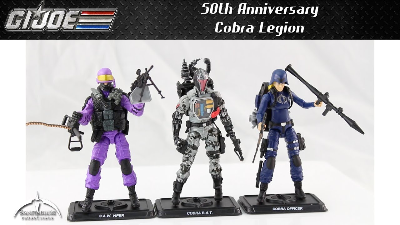 GI Joe 50th Anniversary Cobra Legion Unboxing and Review