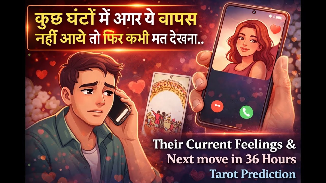 Incoming Call??❤️📞PERSON ON YOUR MIND&rsquo;s CURRENT FEELINGS & NEXT MOVE IN NEXT 36HRS TAROT READING