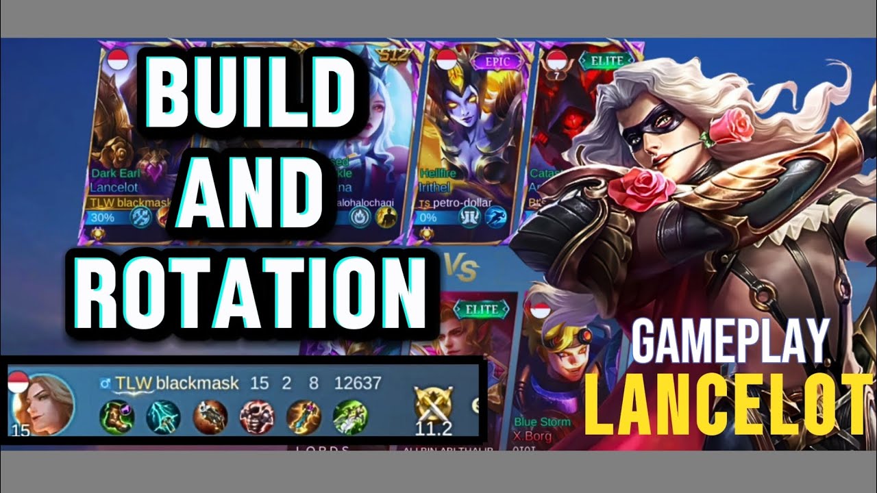 Push Rank With My Slow Hand Lancelot | Build Top 1 Global Lancelot | Gameplay Mobile Legends | #mlbb