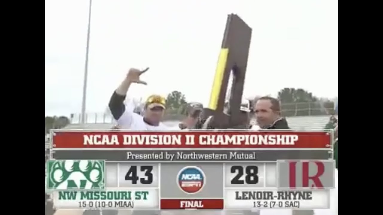 Northwest Missouri State vs Lenoir Rhyne 2013 Division II Football Championship