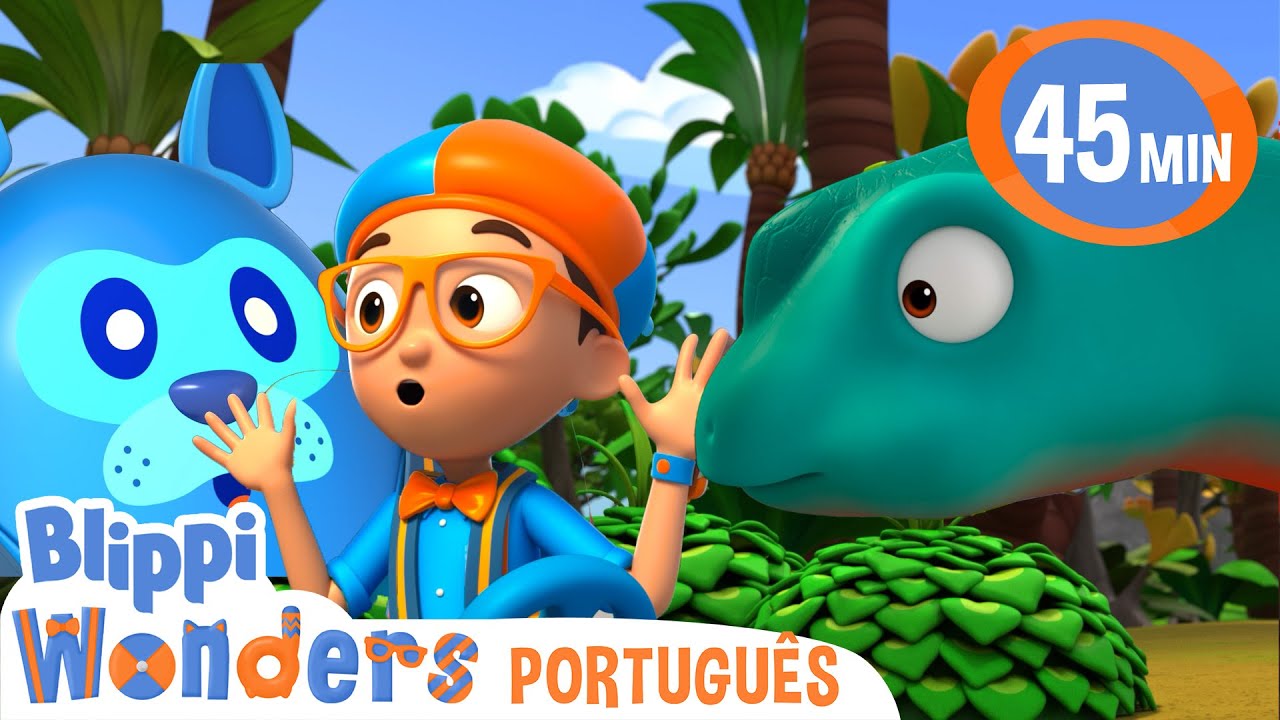 O Maior Dinossauro | Blippi Brasil | Desenhos Animados Educativos