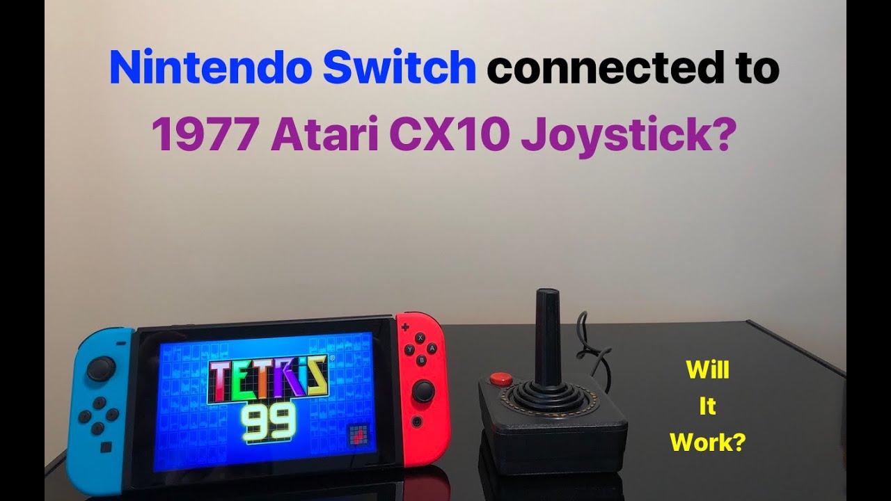 Nintendo Switch connected to 1977 Atari CX10 Joystick?