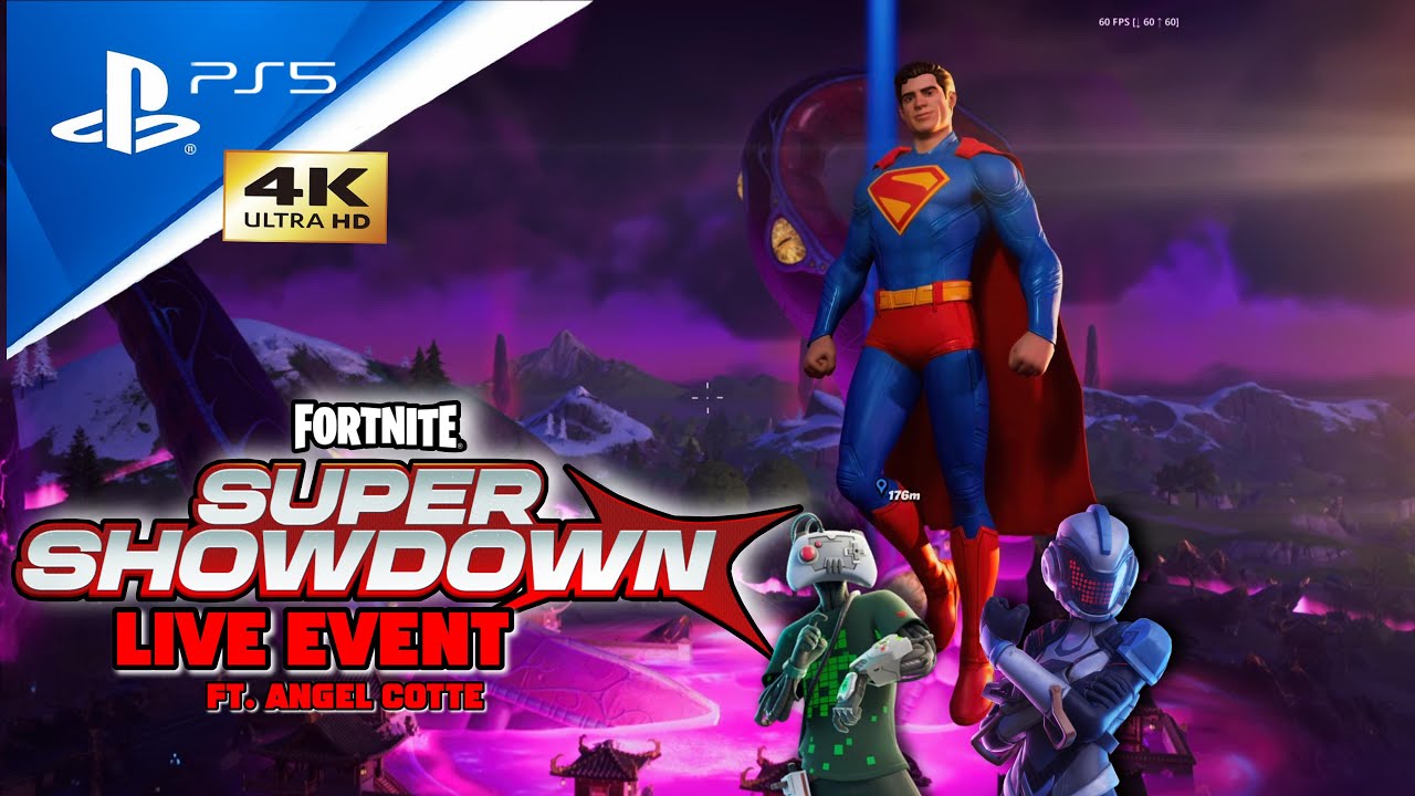 Fortnite Super Showdown FULL LIVE EVENT (PS5 4K)