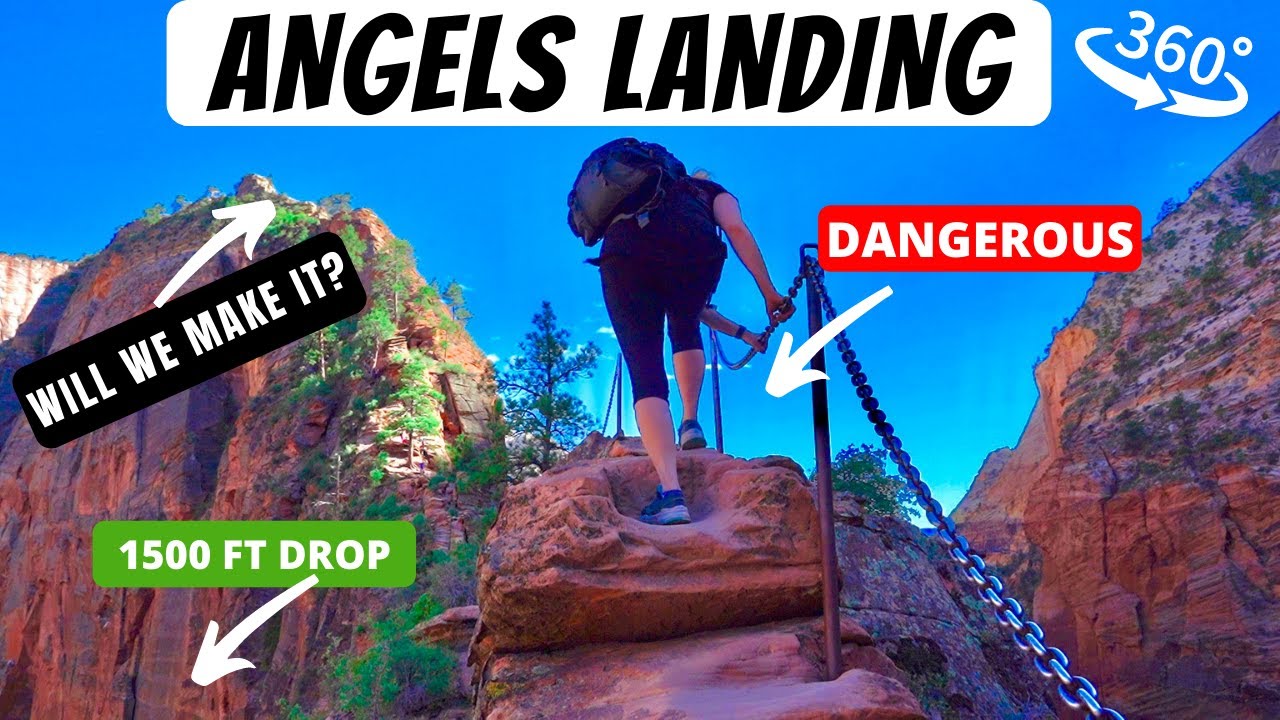 😱 ANGELS LANDING | ZION NATIONAL PARK | SCARIEST HIKE IN AMERICA!?