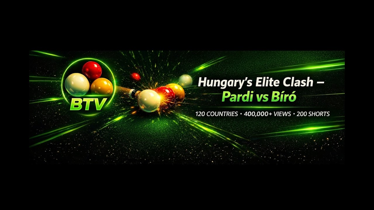 Hungary’s Elite Clash – Pardi vs Bíró (120‑Point Billiards Semi‑Final)
