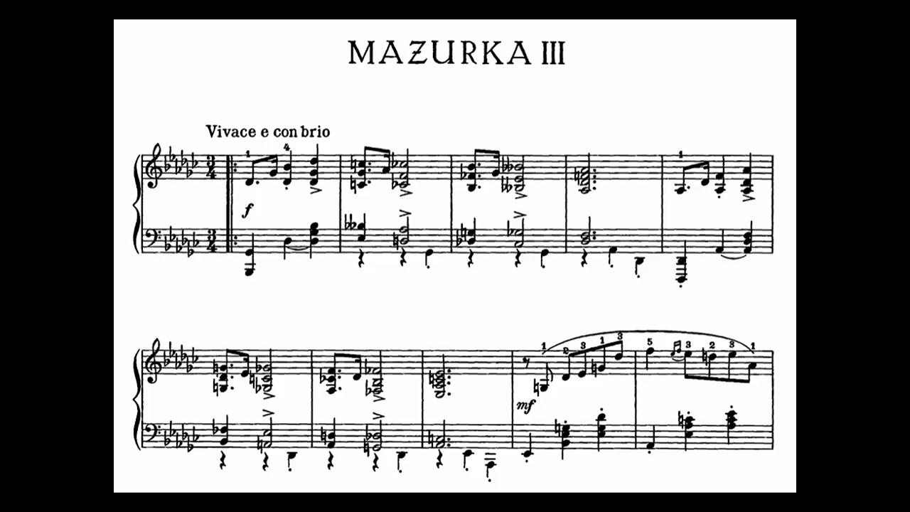 Sergei Bortkiewicz- Three Mazurkas, Op. 64