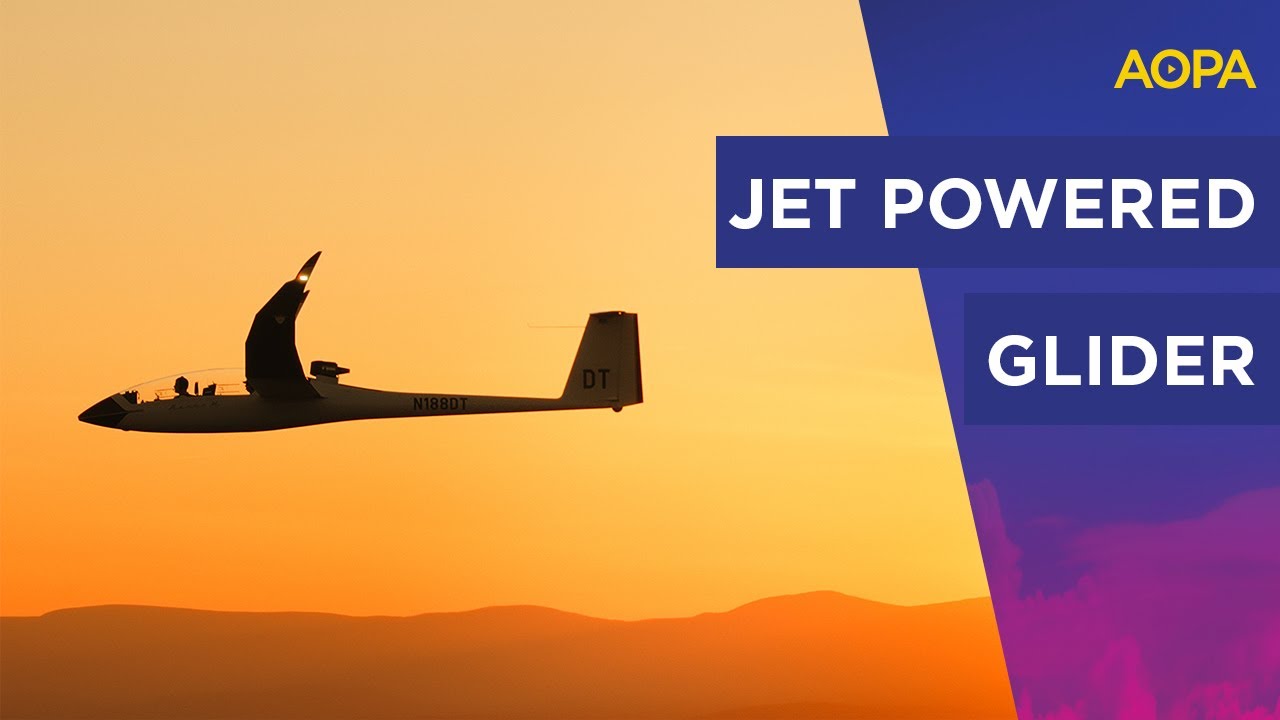 Night Owl - jet powered glider stays up late!