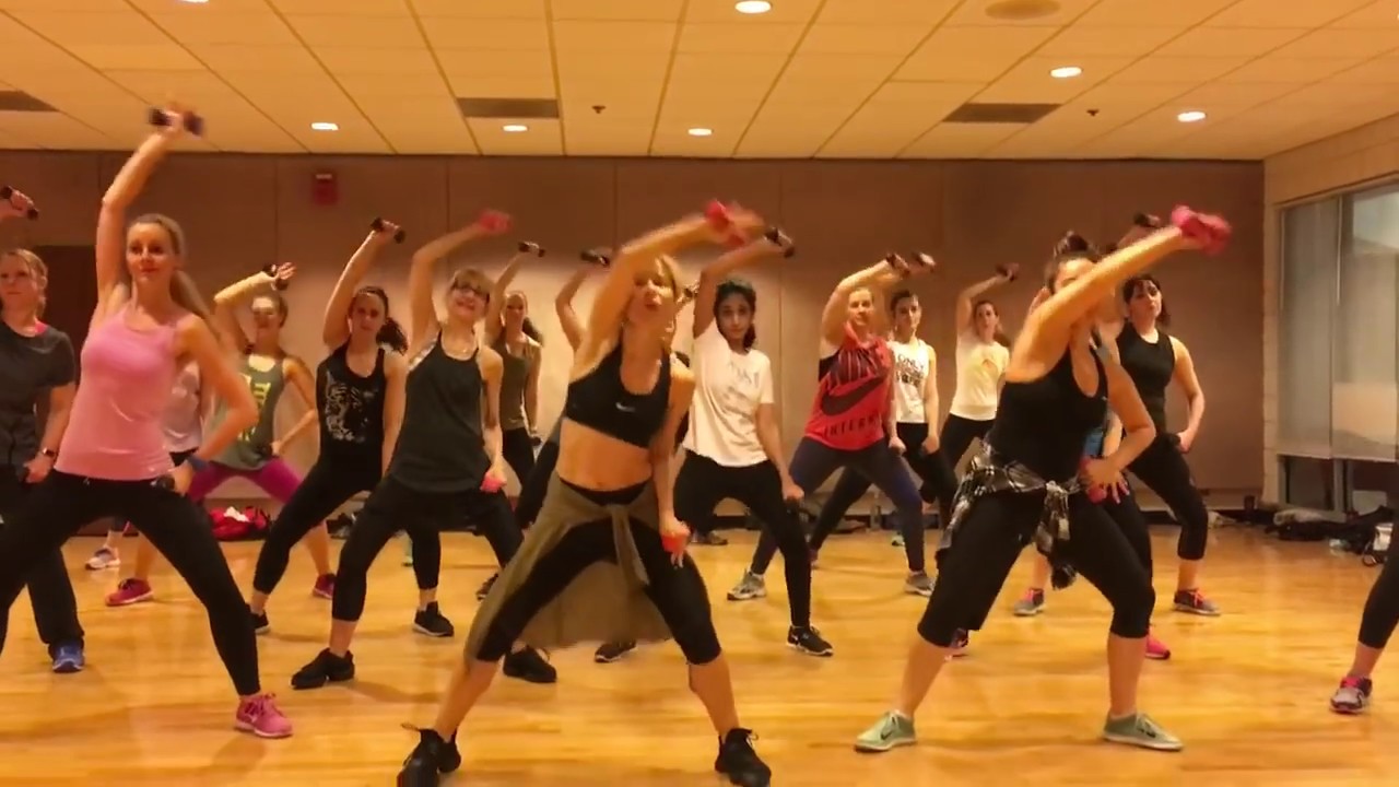 “16 SHOTS” Stefflon Don - Dance Fitness Toning Workout with Free Weights Valeo Club