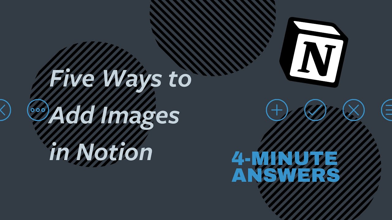 5 Ways to Add IMAGES in Notion | Notion Tutorial