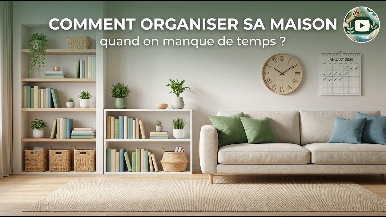 Comment organiser sa maison quand on manque de temps ?