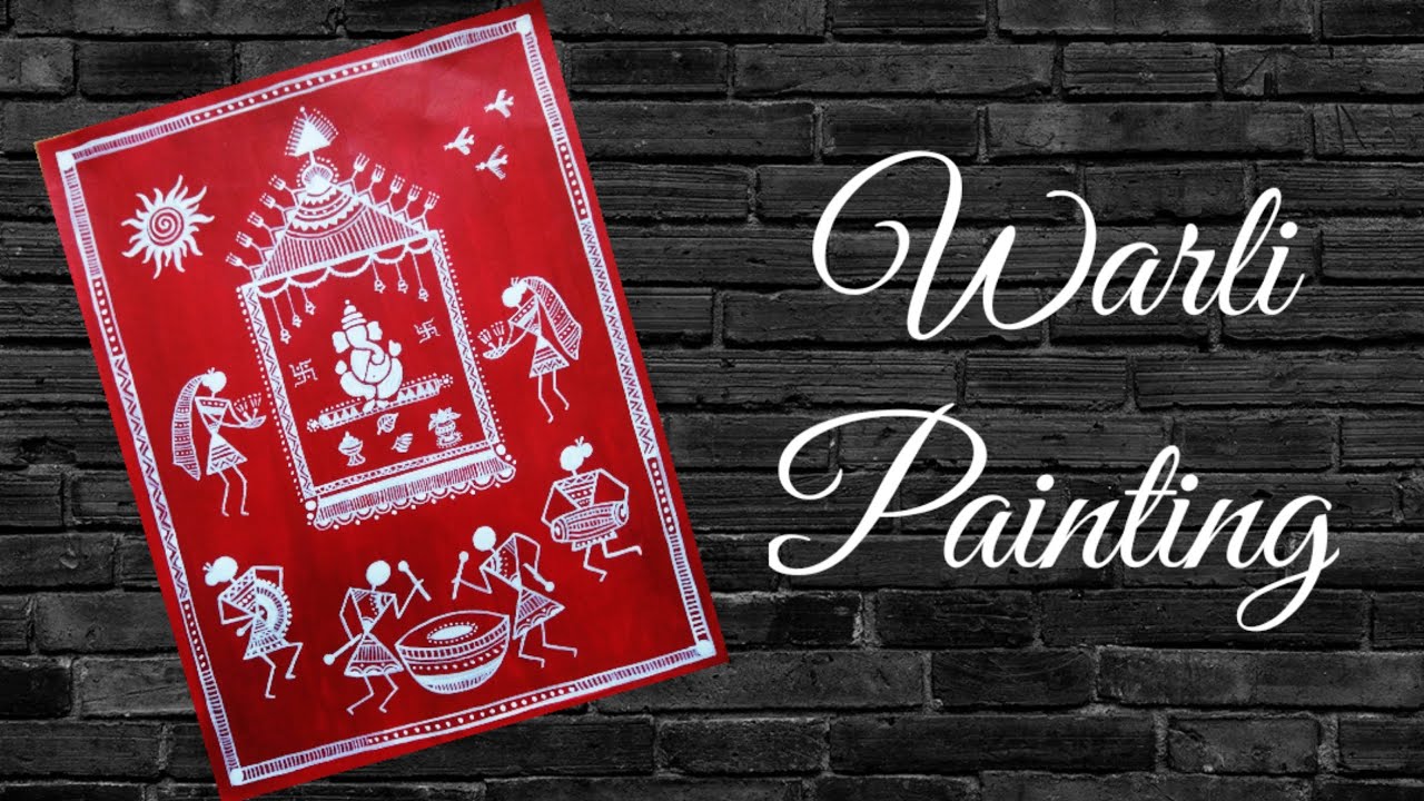 Warli Painting | Warli Art of Ganesha Worship (Utsav) | Warli Art for Beginners