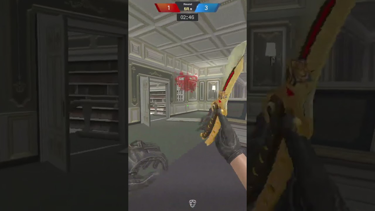 RUSHEI DE P90 E PAREI NA BASE DOS ADVERS&Aacute;RIOS NO CLANFRONTO 😱 - Point Blank #shorts