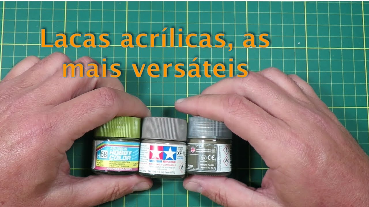 Lacas acrilicas [Tintas para o modelismo]