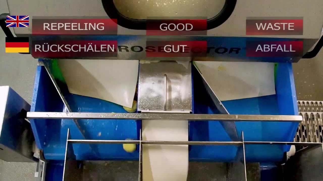 Grading Peeled Potatoes in 2013 (AGROSELECTOR® 6T-3Mcolor)